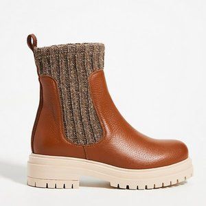 Anthropologie Knit Chelsea Boot